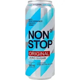 Уценка. Напиток энергетический Non Stop Original без сахара безалкогольный газированный 0.5 л