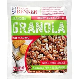 Гранола Dоctor Benner мед и кокос 40 г (923093)