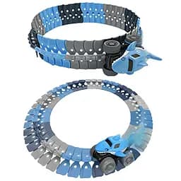 Интерактивный трек с инерционной машинкой SHT 5510-4 Shark Trak (46pcs/1CAR) Blue Epik