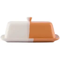 Масленка Vittora с крышкой оранжевая (111409)