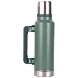 Термос OldBro с ручкой 304 Stainless steel ударопрочный зеленый 1 л