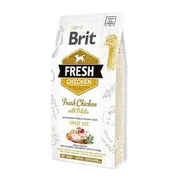Сухой корм для взрослых собак всех пород Brit Fresh Chicken/Potato Adult 2.5 кг