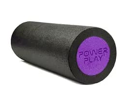 Массажный ролик (роллер) гладкий PowerPlay 4021 Fitness Roller Черно-фиолетовый 30x15 см (PP_4021_BL/Purple_(30*15))