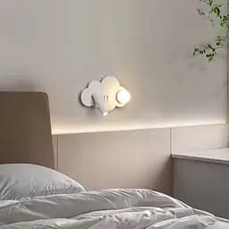 Ліве бра Line F Хмаринка у білому корпусі 24х17 см Арт. WJ031/2 WT Left 