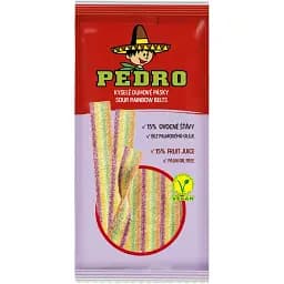 Конфеты жевательные Pedro Ремешки радуга 80 г (907540)