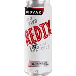 Пиво Budweiser Redix світле фільтроване 4 % 0.5 л