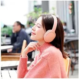 Бездротові навушники повнорозмірні Baseus Encok Wireless headphone D02 Pro рожеві - мініатюра 8