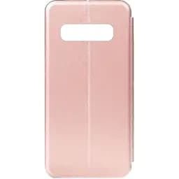 Чохол-книжка Toto Book Rounded Leather Case Samsung Galaxy S10+ Rose Gold