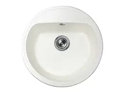 Кухонная мойка гранитная Miraggio Malibu white 516x516x220 00208502, Белый