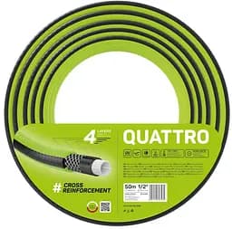 Шланг садовий QUATTRO 1/2' 50м 4 шари до 20бар -10…+50°C Cellfast sad0001917 - мініатюра 2