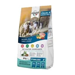 Сухий корм для стерилізованих котів Marpet Aequilibriavet Grainfree з індичкою та куркою 6 кг