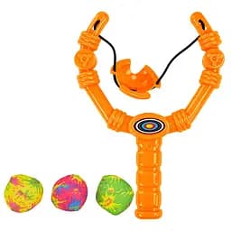 Дитяча рогатка XG88-23Orange 3 м'які кульки, в сітці
