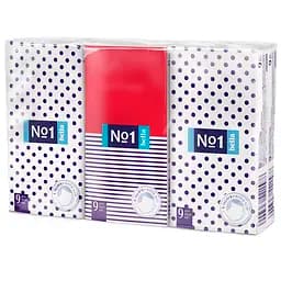 Носовички Bella №1, 6 уп. по 9 шт.