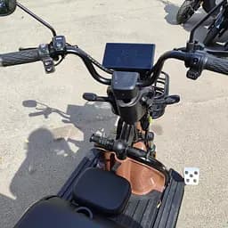 Електроскутер Триколісний Crosser TR1 Pro (1200W, 72V, 24Ah) Коричневий - мініатюра 4