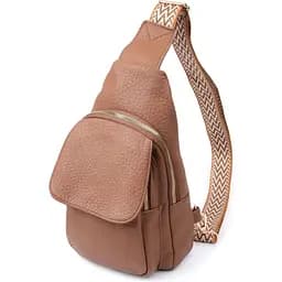 Женская сумка Vintage с одним плечевым ремнем из крупнозернистой экокожи 17х29х9 см sum0026945