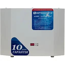 Стабилизатор напряжения тиристорный Укртехнология Norma Exclusive 7.5 7500 Вт 220 В стабилизация 120-275 12 ступеней