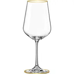 Келих для вина Sophienwald золотий обідок 450 мл (5330411)