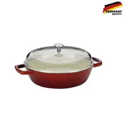 Сотейник чугунный с крышкой KELA Calido 28 см-2,8л
