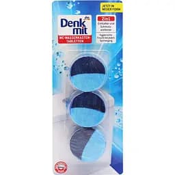 Таблетки для туалетного бачка Denkmit 2в1, 3 шт.