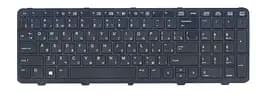 Клавіатура для HP ProBook (450 G0, 450 G1, 450 G2, 455 G1, 455 G2, 470 G0, 470 G1, 470 G2) Чорна, (Чорна рамка)