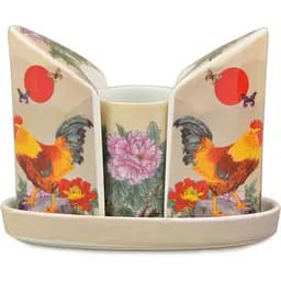 Набор для специй Lefard 3 предмета 10 см бежевый (69-038)