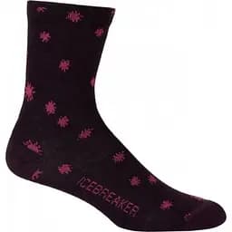 Носки Icebreaker City UltraLite Starry Night 3/4 Crew Bordeaux/Cherub L (1052-100 111 H60 L)