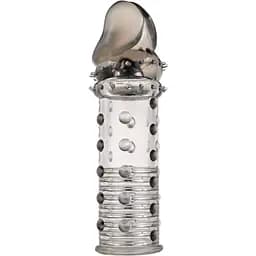 Насадка на пенис Toy Joy Power Stud Sleeve 15 см серый