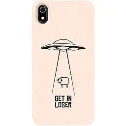 Чохол-накладка Toto Pure TPU 2 mm Print Case Xiaomi Redmi 7A #70 Get Loser Sand pink