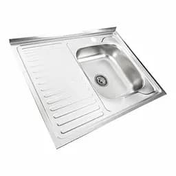 Кухонная мойка из нержавеющей стали Valeso сатин 8060 R (0,7/160 мм), Satin