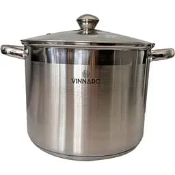 Каструля Vinnarc Classic Індукція нержавіюча з кришкою 11 л 26х21см  (5311-VN)