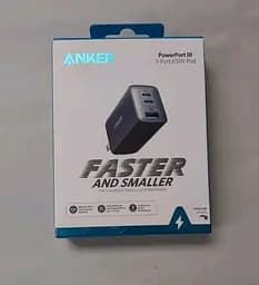Зарядний пристрій адаптер живлення Anker 735 (PowerPort III) 65 W 3 виходи 2C+A (A2667) - мініатюра 10