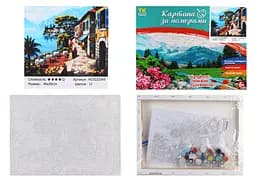 Набор для росписи по номерам Ресторан у моря, TK Group, 30x40 см, 32049