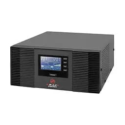 Інвертор Kraft KRF-AVR1000VA/800W-12V з правильною синусоїдою під зовнішній акумулятор (42-00092) - мініатюра 5