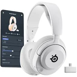 Ігрова гарнітура SteelSeries Arctis Nova 5 Wireless White MultiPlatform (61671)