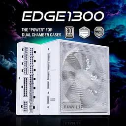 Блок живлення Lian Li EDGE1300, 80 Plus Platinum, White, EU Cord (G9P.EG1300.WE00.EU) - мініатюра 4