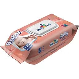 Серветки вологі Handy fresh дитячі яблуко з клапаном 120 шт.