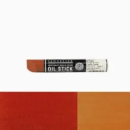 Фарба олійна у формі пастелі Sennelier Oil Stick, 38 мл, S3, Китайський помаранчевий (Chinese Orange) - мініатюра 2