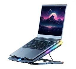 Охолоджувальна підставка для ноутбука до 17,3 дюйма GamePro GPCP-1040 RGB 2xUSB 8xfans - мініатюра 2