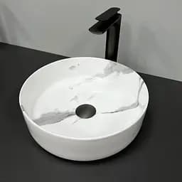 Умивальник VBI Prato marble nature накладний VBI-011404, Мармур