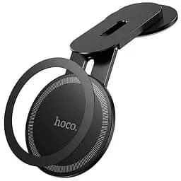 Магнітний тримач Hoco H93 Stable magnetic MagSafe for Apple Black - мініатюра 4