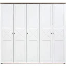 Шкаф для одежды в спальню Gerbor Тина SZF5D Сосна каньон/Дуб сонома трюфель (GRB-1455)