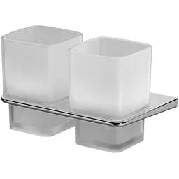 Склянка з настінним тримачем AM.PM Inspire 2.0 подвійна скляна A50A343400 хром