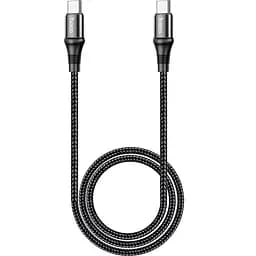 Cable Hoco X50 Exquisito Type-C to Type-C (100W) Black 1m