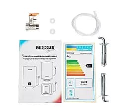 Водонагрівач Mixxus EWH-10100 FLAT DRY 100 л, 2 кВт, сухий ТЕН, вертикальний, прямокутний, білий (WH0599) - мініатюра 4