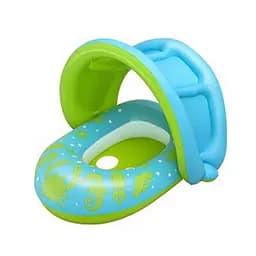 Дитячий надувний плотик Bestway 34091(Blue-Green) розмір 80х85 см