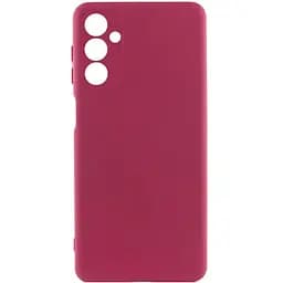 Чохол Silicone Cover Lakshmi Full Camera (A) для Samsung Galaxy M14 5G Бордовий / Marsala