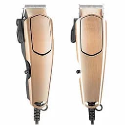 Машинка для стрижки волосся XPRO V-131 професійна з насадками золота (41262-131_393)