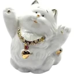 Кіт фарфор 10х9х6 см