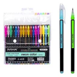 Набір гелевих ручок "Neon color" Bambi HG6107-36, 36 кольорів - мініатюра 2