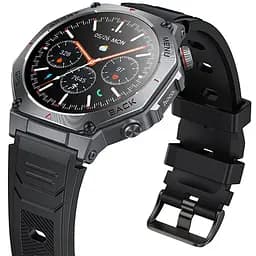 Смарт-годинник Hoco Y37 Smart sports watch (call version) Black - мініатюра 4